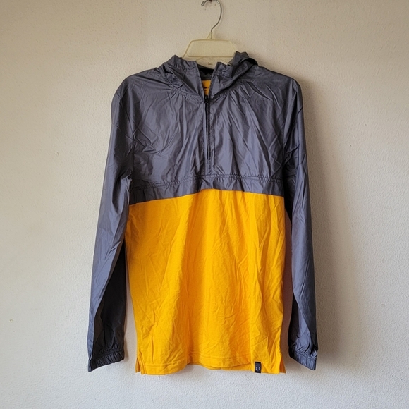 Under Armour Other - Under Armour Charcoal and Mustard 1/4 Zip  Pullover Hoodie